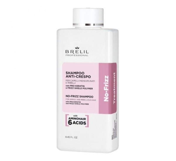 Brelil No Frizz Smoothing Shampoo 250ml Заглаждащ шампоан за хвърчаща коса 